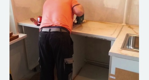 Сборка кухонного гарнитура. Карабыш